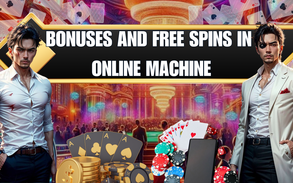 BONUSES AND FREE SPINS IN ONLINE MACHINE